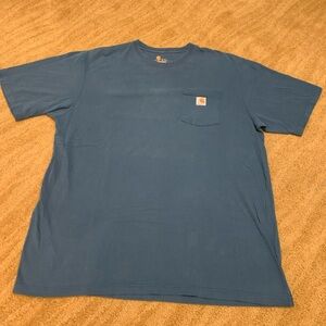 Carhartt Men's XL Workwear K87 Blue Pocket T-Shirt